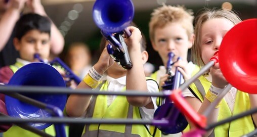 Plastic Musical Instruments banner (TinyJPG)